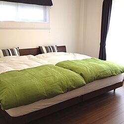 ベッド周り/ベッド/IKEAベッドカバー/IKEAのインテリア実例 - 2013-04-19 06:25:15