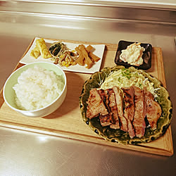 キッチン/夕食/手作りのお皿/あいあい皿/無印良品のインテリア実例 - 2019-12-19 20:08:24