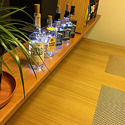 キッチン/サントリー角瓶/空瓶/間接照明/JACK DANIEL'S...などのインテリア実例 - 2017-12-19 21:20:39