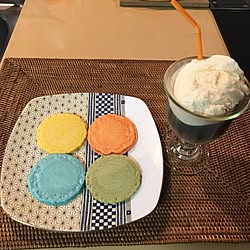 キッチン/コーヒーフロート/アイスコーヒー/インテリアじゃなくてごめんなさい/食器好き...などのインテリア実例 - 2017-06-23 21:09:18