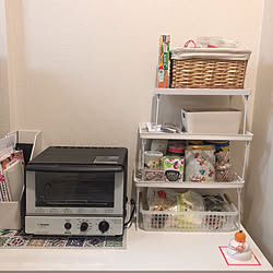 キッチン/オーブントースター/一人暮らし 賃貸/プチプラ/賃貸...などのインテリア実例 - 2019-01-10 17:22:25