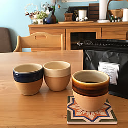 コーヒー/コーヒーカップ/湯飲み/出西窯/新商品買ったよ!...などのインテリア実例 - 2020-02-08 10:28:46