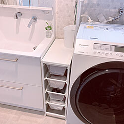 Panasonic洗濯機/IKEA JONAXEL/IKEA/オクターブ/洗面台...などのインテリア実例 - 2021-10-21 20:24:54