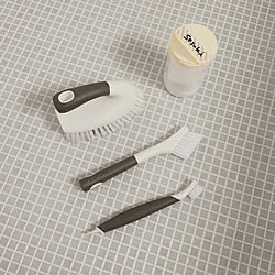 バス/トイレ/モノトーン/掃除用品/掃除道具/掃除用具...などのインテリア実例 - 2017-10-19 12:34:41