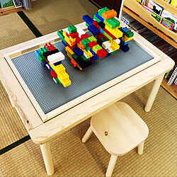 レゴテーブル/プレイテーブル/プチDIY/和室をキッズスペースに/IKEA...などのインテリア実例 - 2019-05-06 16:10:25