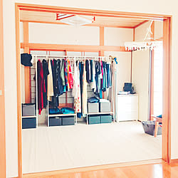 ニトリ 部屋全体 模様替え ウォークインクローゼット 和室改造 などのインテリア実例 17 08 27 14 52 08 Roomclip ルームクリップ