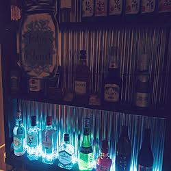Diy お酒コーナーのインテリア 手作りの実例 Roomclip ルームクリップ