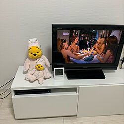 テレビ台 IKEA/テレビボード/くまのプーさん/the wishing bear/収納...などのインテリア実例 - 2021-01-06 15:06:44