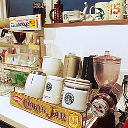 カリタコーヒーミル/カリタ/パイレックス/ファイヤーキング/アメリカンヴィンテージ...などのインテリア実例 - 2019-05-25 19:51:57