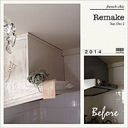 キッチン/フレンチシック/ブログやってます♪/アンティーク/antique...などのインテリア実例 - 2014-12-02 15:56:05