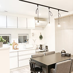 おいしいキッチン ダイニングテーブルのインテリア実例 Roomclip ルームクリップ