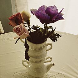 リビング/お花/お花のある暮らし/花瓶/アフタヌーンティーリビング...などのインテリア実例 - 2016-11-18 21:07:25