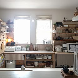キッチン/2016/09/15/古いもの/SPF材/DIY板壁...などのインテリア実例 - 2016-09-15 08:16:27
