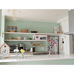 壁紙の代わりのインテリア実例 Roomclip ルームクリップ