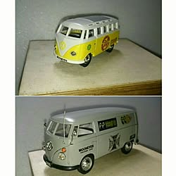 イラスト ワーゲンバスのおしゃれなアレンジ 飾り方のインテリア実例 Roomclip ルームクリップ