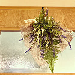 フェイクグリーンのある暮らし/麻の布/花びし/フェイクフラワーのある暮らし/フェイクフラワー&グリーン...などのインテリア実例 - 2020-03-31 11:10:39