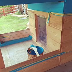 犬小屋diy ウッディ系のインテリア 手作りの実例 Roomclip ルームクリップ