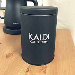 BALMUDA/KALDIのキャニスター缶/KALDI/ブラック/BALMUDA The Pot...などのインテリア実例 - 2017-06-13 22:29:41