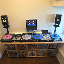 レコード Dj ブースのインテリア実例 Roomclip ルームクリップ