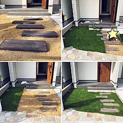 飛び石diyのインテリア 手作りの実例 Roomclip ルームクリップ