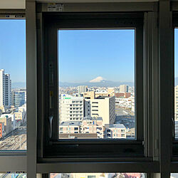 高層階/マンション/コーナーサッシ/富士山が見える家/クラシカル...などのインテリア実例 - 2021-02-06 09:18:29
