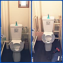 バス トイレ トイレdiy 団地トイレ 斜めタンク 全部ダイソーのインテリア実例 17 04 16 02 30 10 Roomclip ルームクリップ バス トイレ トイレdiy 団地トイレ 斜めタンク 全部ダイソーのインテリア実例 17 04 16 02 30 10 Roomclip ルームクリップ