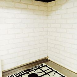白レンガ壁紙のインテリア実例 Roomclip ルームクリップ