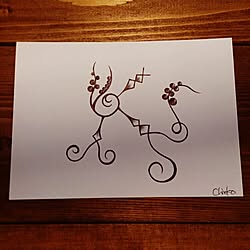 ボールペン イラスト手書きのインテリア実例 Roomclip ルームクリップ