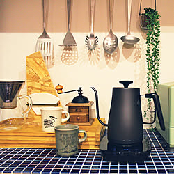 机/山善/くらしのeショップモニター/温調ケトル/kalita...などのインテリア実例 - 2019-01-11 21:41:39
