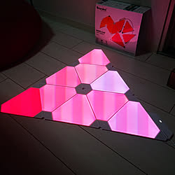 部屋全体/モニター当選/nanoleaf/ナノリーフ/オーロラスマーターキットのインテリア実例 - 2018-06-24 06:32:03