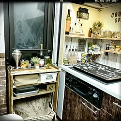 キッチン/素敵なお家作り/プレ企画準備中/男前とナチュラルMIX/Insta→SOYURU-MAMA...などのインテリア実例 - 2016-11-20 10:26:13