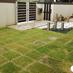 芝生 花壇ｄｉｙのインテリア 手作りの実例 Roomclip ルームクリップ