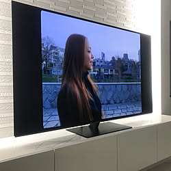 薄くてビックリ!/有機EL 4Kテレビ/Panasonic/ホテルライク/造作家具...などのインテリア実例 - 2019-10-06 19:51:40