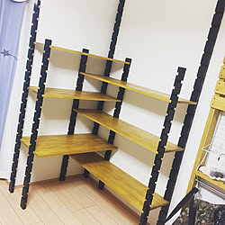 ラック支柱のインテリア実例 Roomclip ルームクリップ