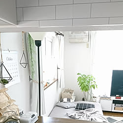 部屋全体/観葉植物/ナチュラル/セリア/ホワイトインテリア...などのインテリア実例 - 2019-10-03 13:17:54