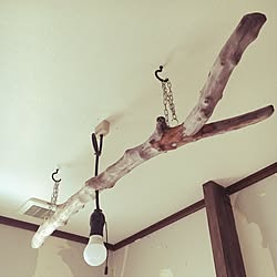 流木照明のインテリア実例 Roomclip ルームクリップ