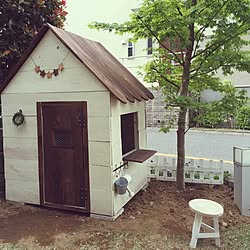 庭 キッズハウスのインテリア実例 Roomclip ルームクリップ