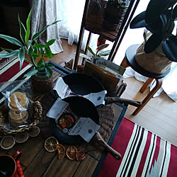 棚/IH用フライパン/ホームセンターで購入/SALE品/パイナップルドライフルーツ...などのインテリア実例 - 2019-04-12 17:30:50
