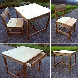 机/ダイニングテーブル&チェア/手作り家具/オーダー家具/大分県...などのインテリア実例 - 2017-11-18 04:16:18