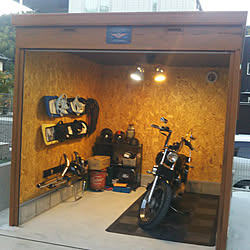 バイクガレージ ハーレーのインテリア実例 Roomclip ルームクリップ バイクガレージ ハーレーのインテリア実例 Roomclip ルームクリップ