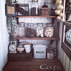 キッチン/DIY/おうちカフェコーナー/犬用品/ドッグフード...などのインテリア実例 - 2014-12-24 09:19:33