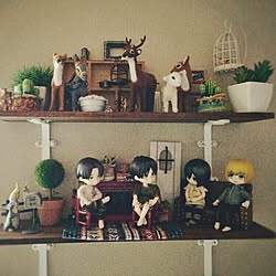 棚 100均 ねんどろいど セリアのインテリア実例 15 09 07 37 18 Roomclip ルームクリップ