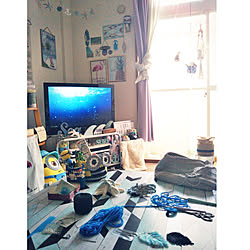 趣味部屋/編み編み♡/かぎ針編み♡/マリンな編み編み♪/フェザー...などのインテリア実例 - 2018-06-08 19:40:02