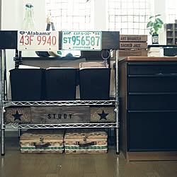 棚/子供部屋/男前⁈/男部屋/ステンシル...などのインテリア実例 - 2014-11-11 15:44:44