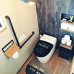 バス/トイレ/トイレ/平屋暮らし/木とアイアン/イベント参加...などのインテリア実例 - 2019-06-28 10:44:07
