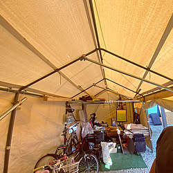 物置 ガレージテント コストコ 小屋 庭のインテリア実例 21 04 30 14 35 30 Roomclip ルームクリップ