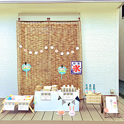 おうち夏祭り/Instagramやってます/簡単DIY/手作りおもちゃ/こどもと暮らす。...などのインテリア実例 - 2020-08-16 05:59:45