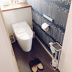 トイレマット トイレットペーパー収納のインテリア実例 Roomclip ルームクリップ