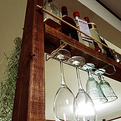 キッチン/旦那DIY/ディアウォール DIY/賃貸戸建て/家族4人で暮らす...などのインテリア実例 - 2017-03-28 19:43:30