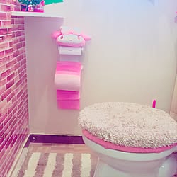 部屋全体 ミニーちゃん ヒョウ柄 カラフル キティちゃん などのインテリア実例 16 12 06 17 33 17 Roomclip ルームクリップ